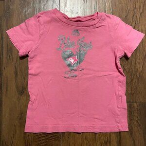 Pink 1# fan Toronto Blue Jays logo 24 m T shirt MLB